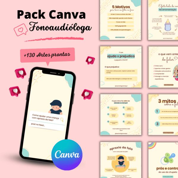 Pack Artes Fonoaudiologia Infantil