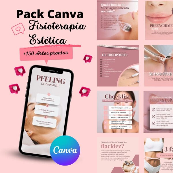 Pack Artes Fisioterapia Estética