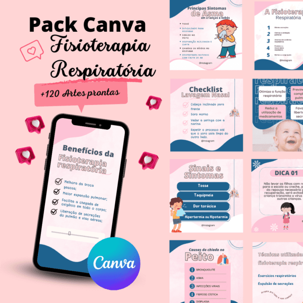 Pack Artes Fisioterapia Respiratória