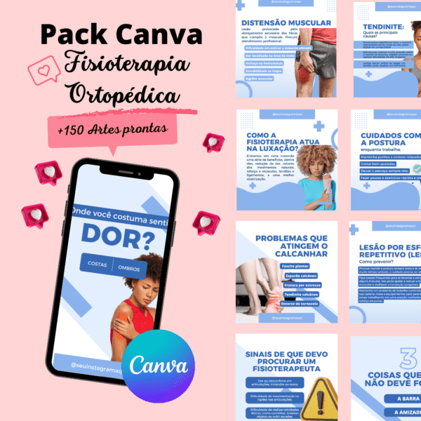 Pack Artes Fisioterapia Ortopédica