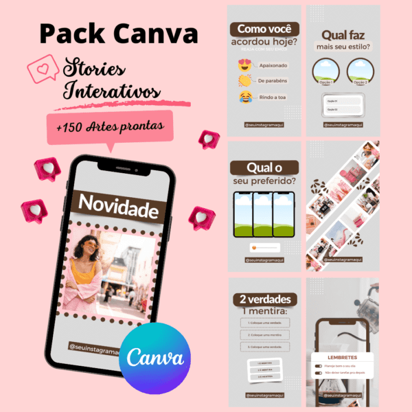 Pack Artes Stories Criativos