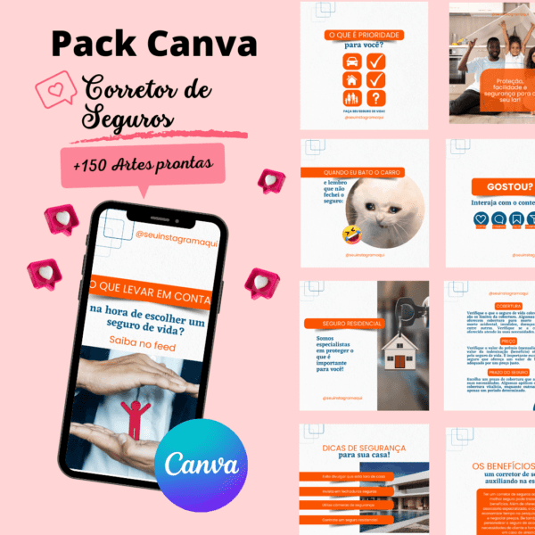 Pack Artes Corretor de Seguros