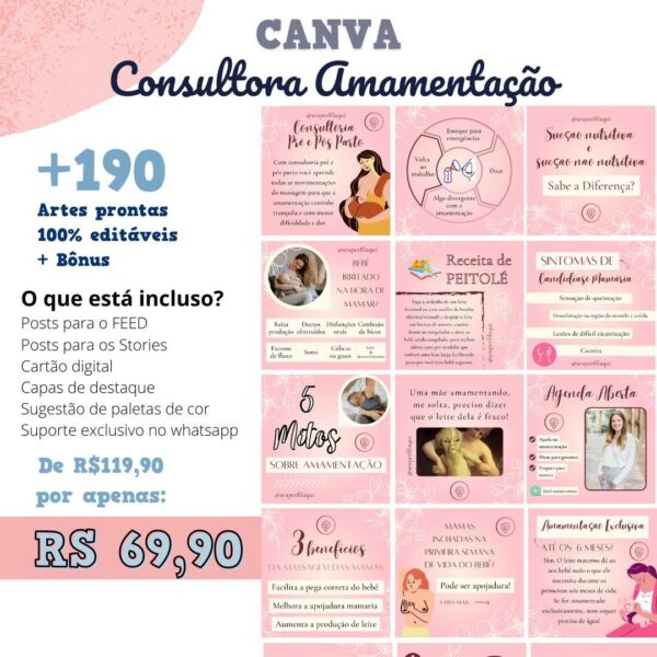 Pack Artes Consultora de Amamentação