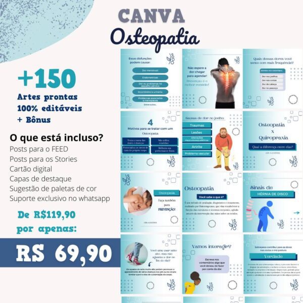 Pack Artes Osteopata