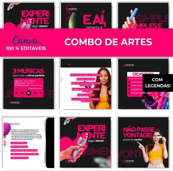 Pack Artes Sex Shop