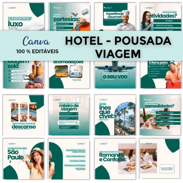 Pack Artes Viagem