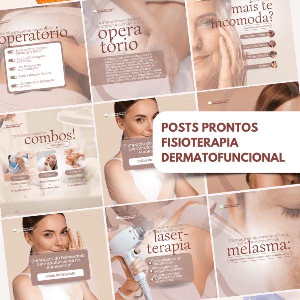 Pack Artes Fisioterapia Dermatofuncional