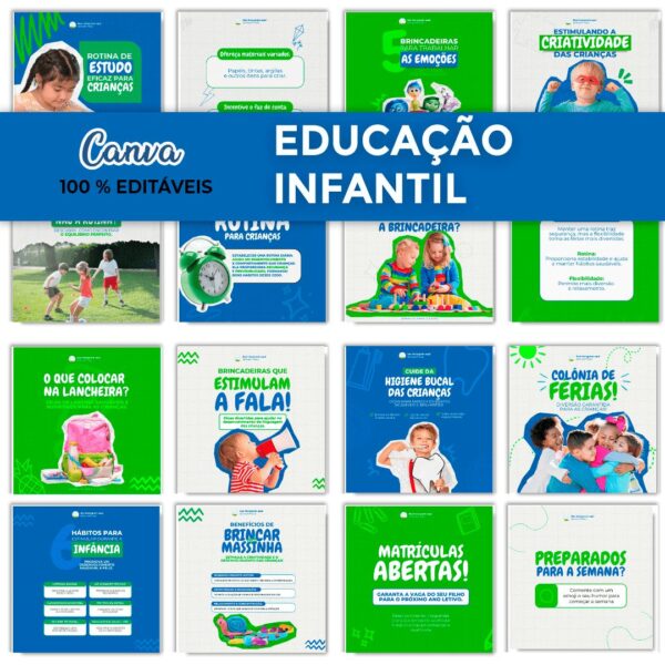 Pack Canva Educação Infantil