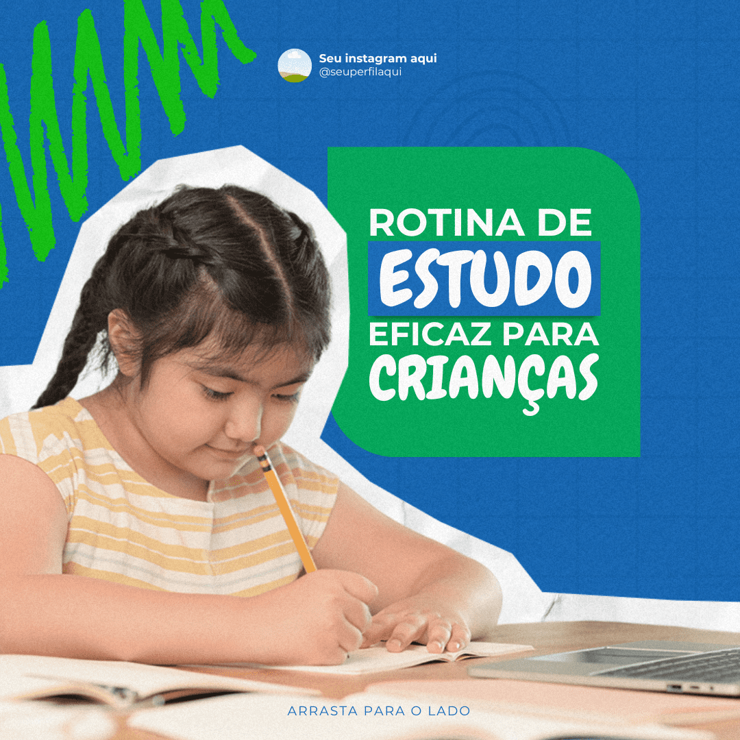 EDUCAÇÃO INFANTIL - FEED QUADRADO (1080 x 1080 px)